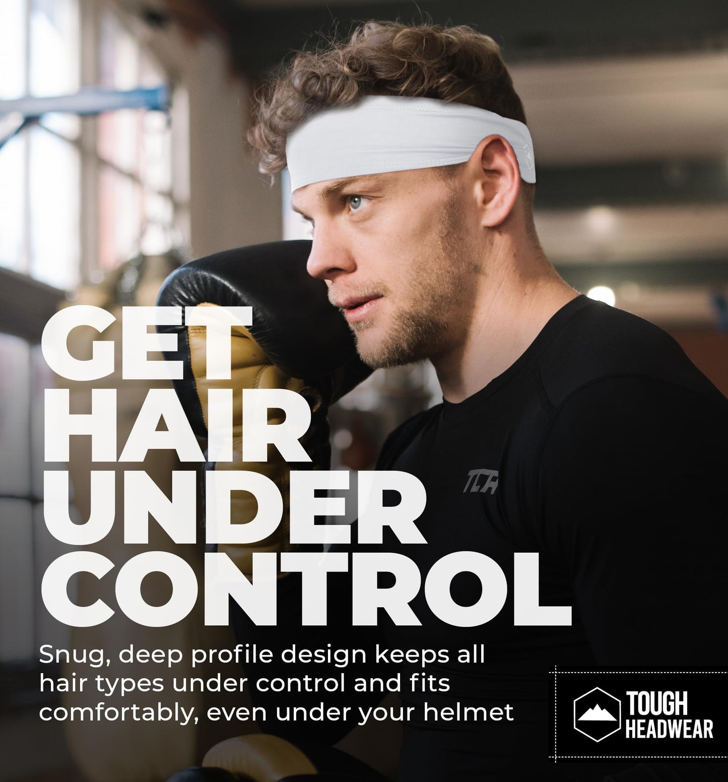 Mens Sports Headbands - Athletic Sweatbands for Men and Women, Cycling, Football, Working Out