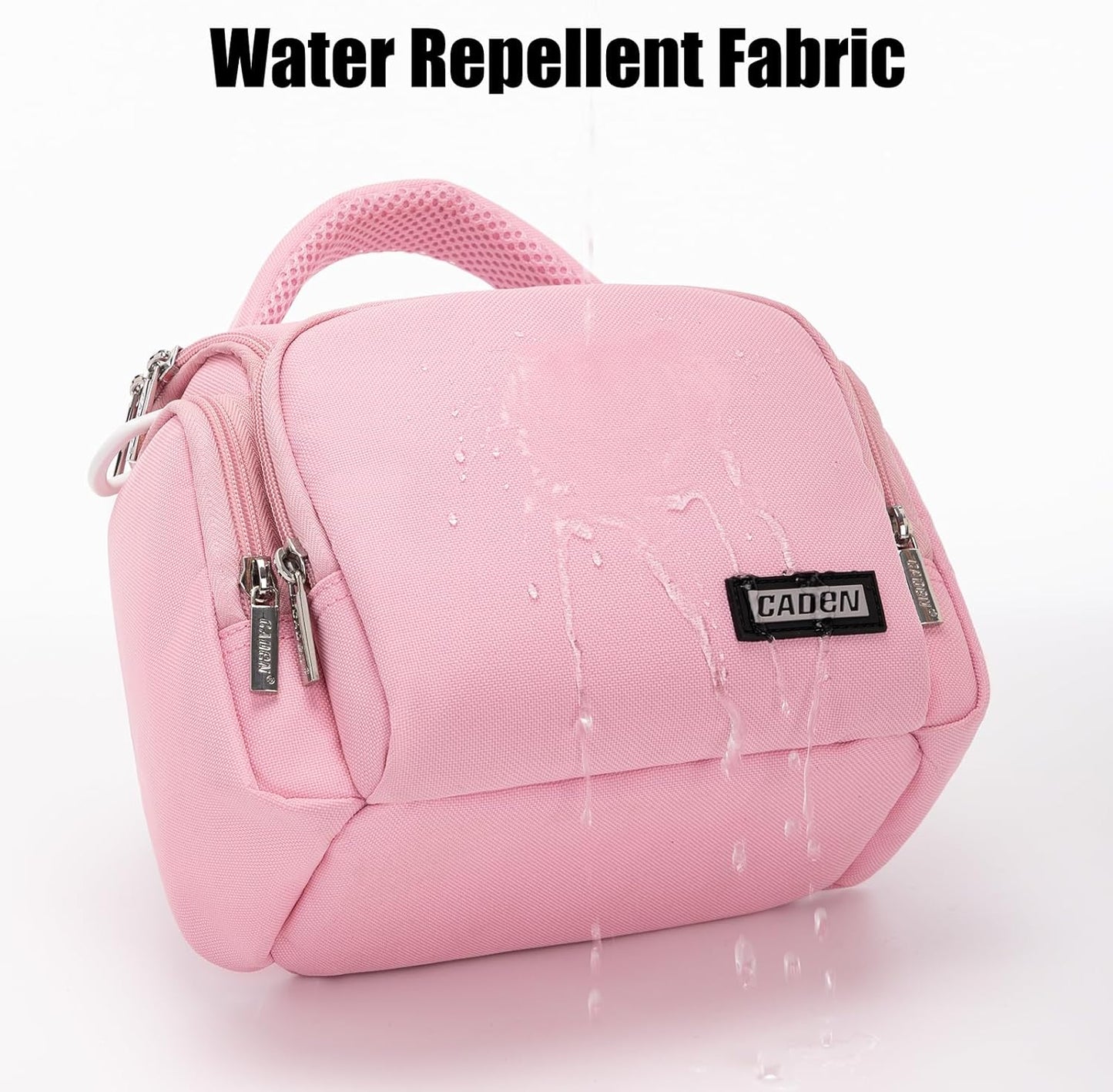 Waterproof(1.0 CADeN Compact Camera Shoulder Crossbody Bag Case Compatible for Nikon, Canon, Sony SLR/DSLR Mirrorless