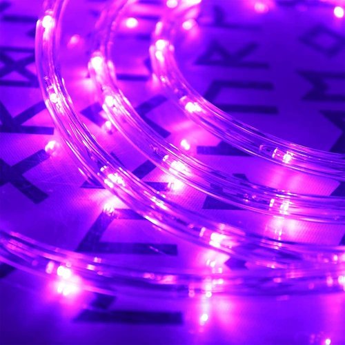 50ft 360 LED Rope Lights - Waterproof Connectable Tube Lights with 8 Modes | Purple Outdoor & Indoor Decor