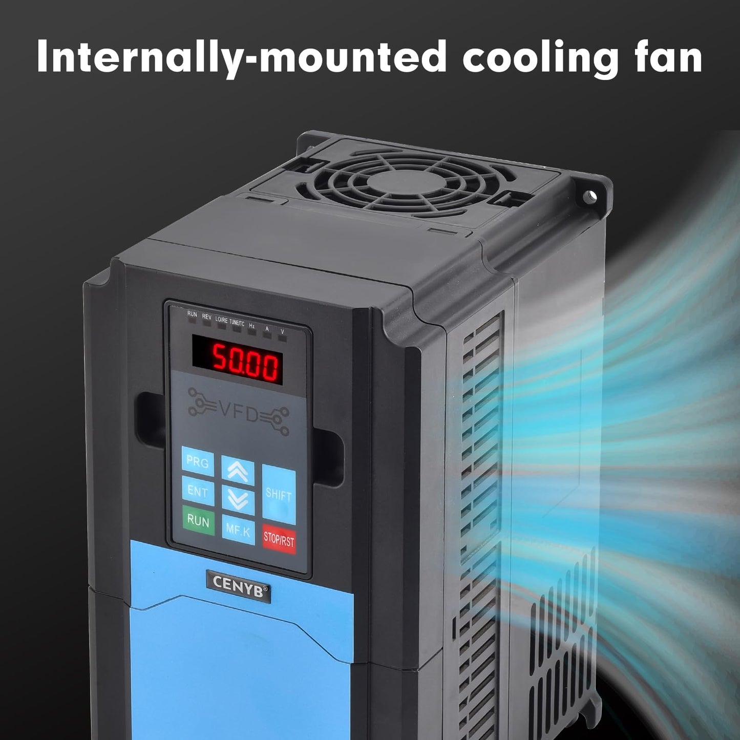 11KW 15HP 45A Variable Frequency Drive vfd 220v Input 220v 3 Phase Output, 0-3000Hz, Upgraded Up/Down Button Tuning Mode, Precise Control to 0.01Hz, Inverter for CNC Spindle Motor Speed Control