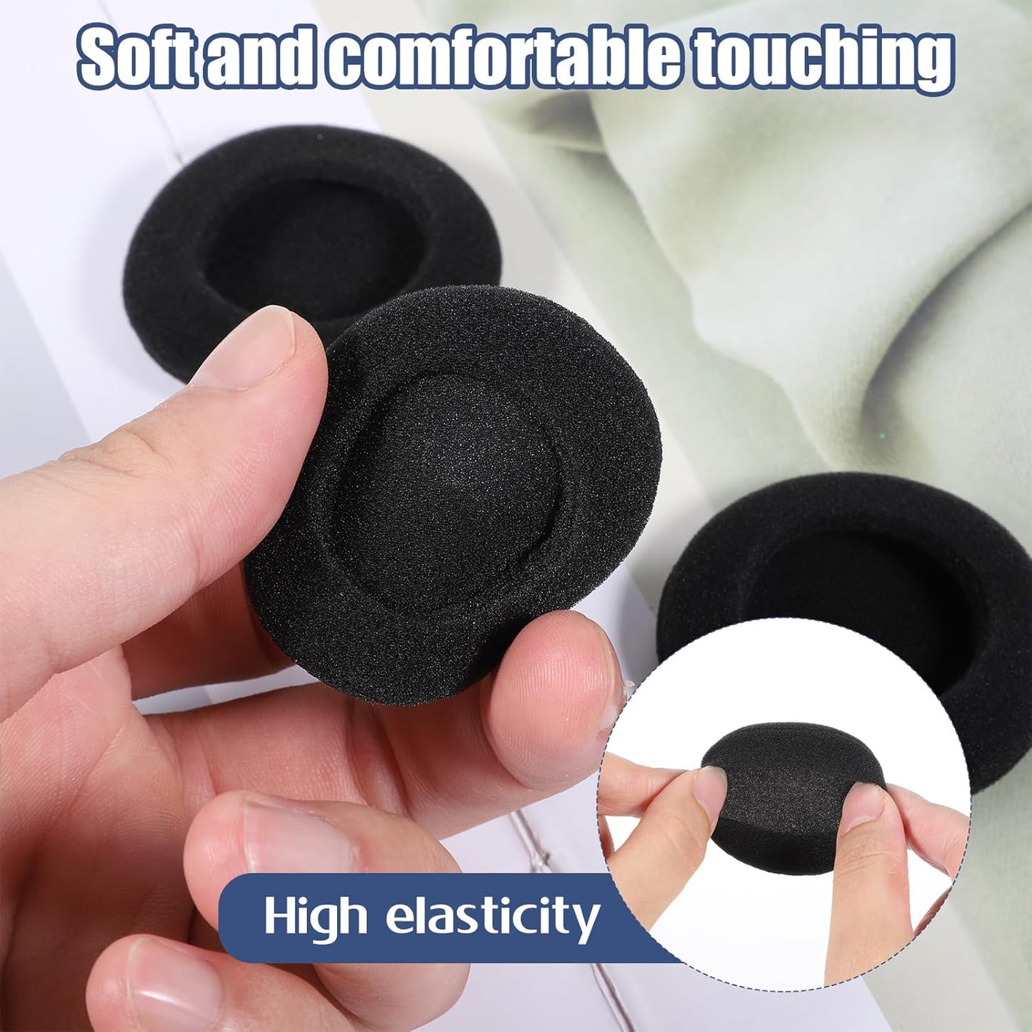 Zyghjort 6 50mm/2" Headsets H251 H251n H261n H351 H361 PCS Headphone Earpads, Ear Cushions Ultra Soft Foam Cover