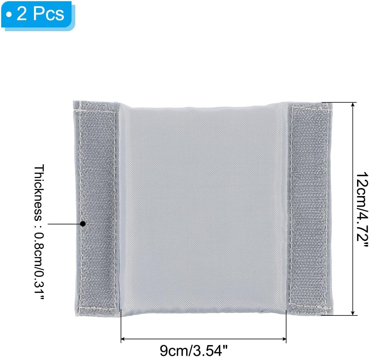 3Pcs 4.72"x3.54"x0.31" PATIKIL Camera Bag Divider, Shockproof Camera Bag Inserts Separator Pad Protective Lens