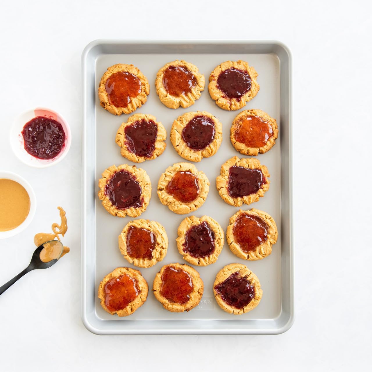 Nordic Ware Brilliant™ Nonstick 3-Pc Baking Set | PFAS-Free & PTFE-Free | Includes Half, Quarter & Eighth Sheets