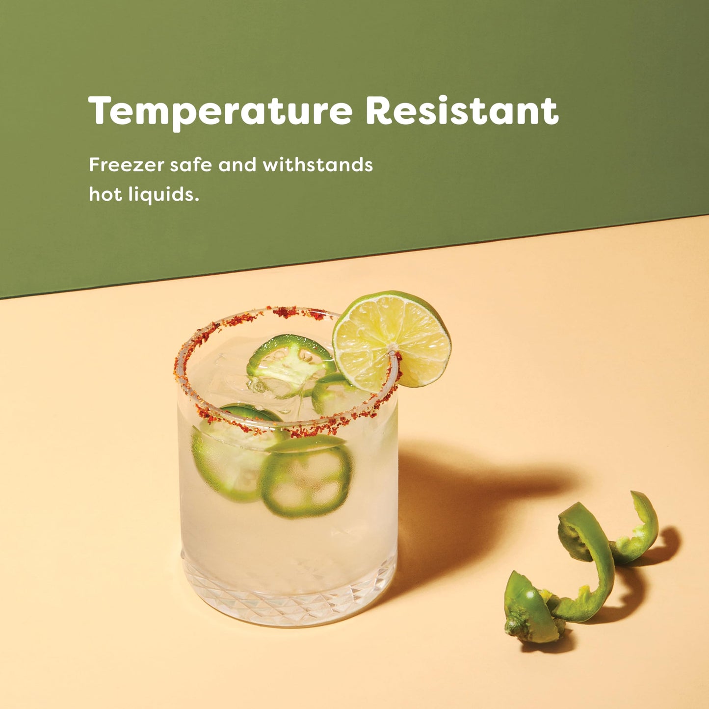 TOSSWARE Reserve 14oz Highball Set of 4, Premium Quality, Dishwasher Safe & Heat Resistant Unbreakable Plastic Cocktail Glasses, 4 Count (Pack of 1), Clear