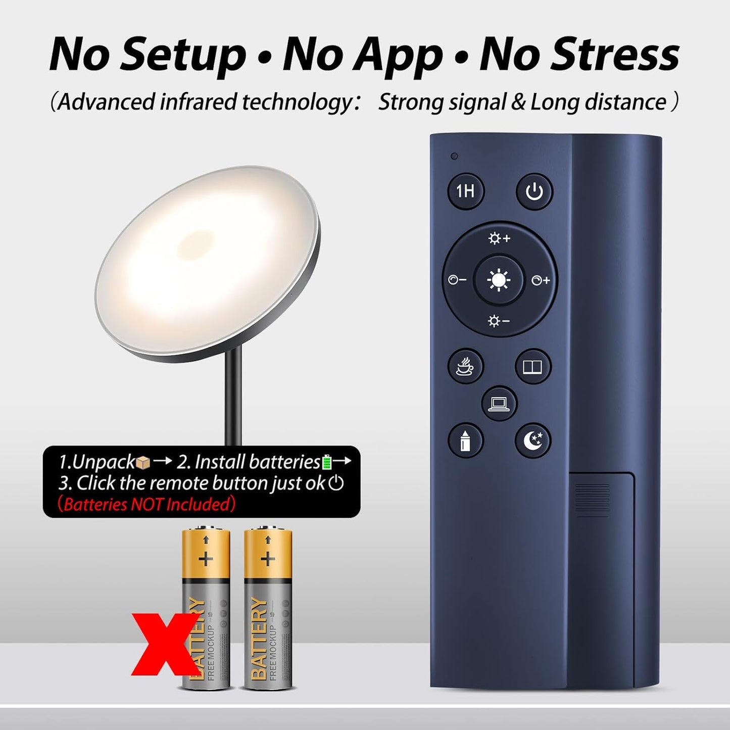 WDZP OL-LFL-21 MF18806 New Floor Lamp Remote Control fit for Wio-Mio