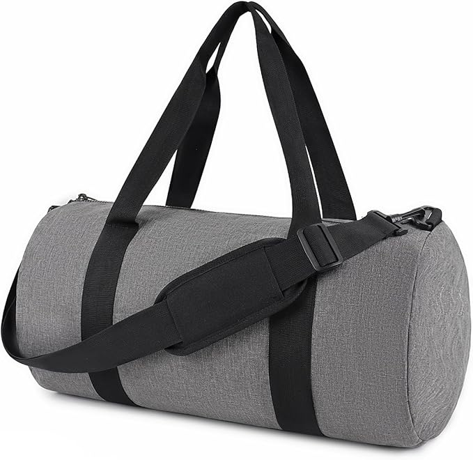 Small Gym Bag Duffel Bag for Women Men Fitness Sports Bag Workout Adjustable Detachable Shoulder Strap Lightweight Carry on Travel Duffle Bag