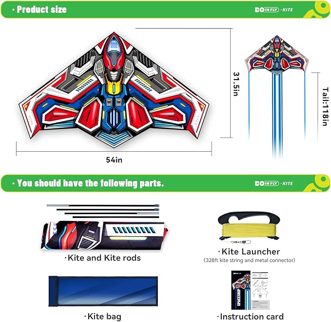 Delta Kites for Kids & Adults, Extremely Easy to Fly, Single Line Beach Kite