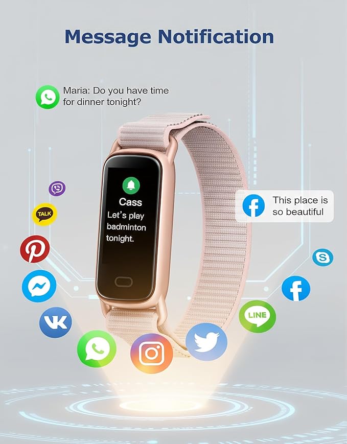 Fitness Tracker for Women Men, Fitness Watches with Heart Rate SpO2 Sleep Tracking,16 Sports Modes, SMS/SNS Notification Reminder IP68 Waterproof Activity Tracker for Android iOS Phone