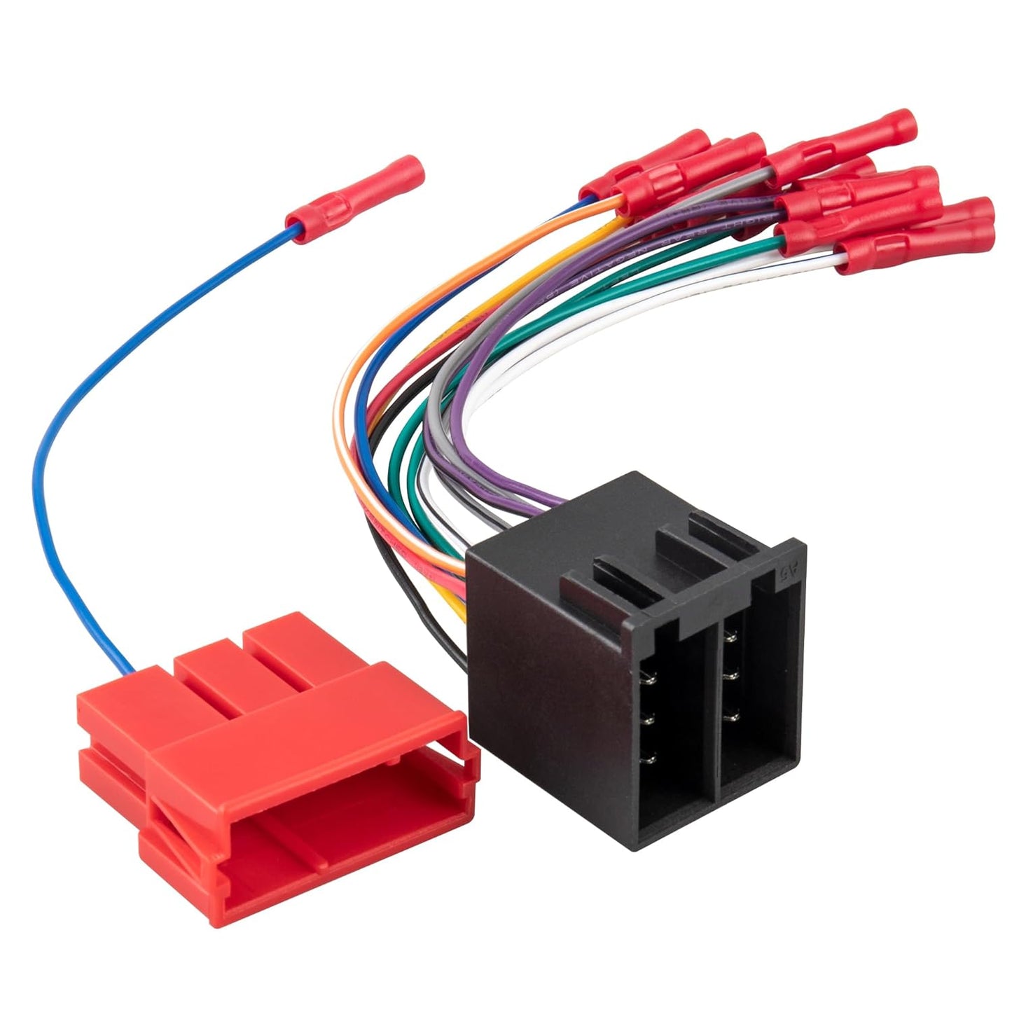 2008-2010 2010-2013 2009-2010 RED WOLF Car ISO Radio Wiring Harness w/Connector Butt for Select Hyundai Elantra Santa