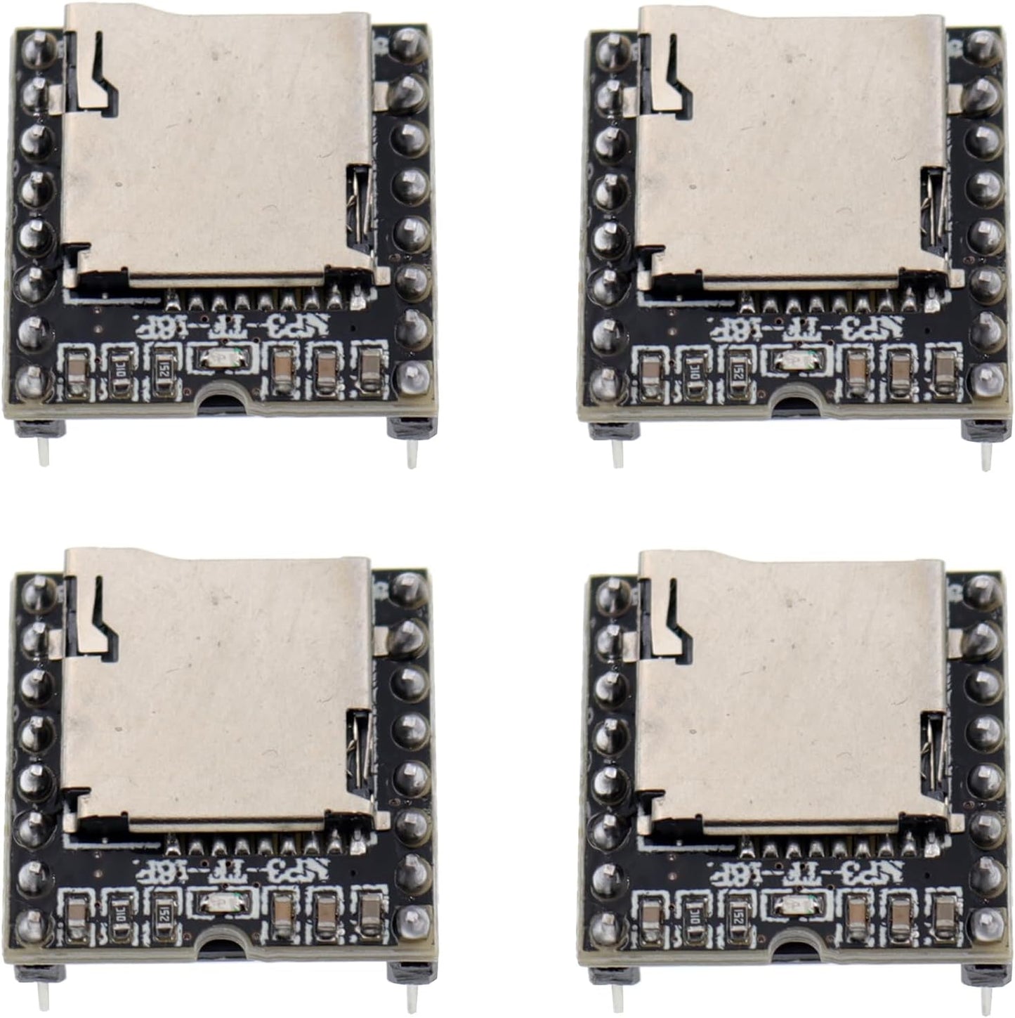 Aihjcnele MP3 (4-pcs) Player Mini Audio Voice Module TF Card U Disk Board for DFPlayer Audio Voice Decode Music Module