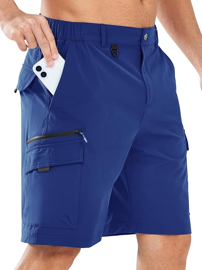 NORTHYARD Men's Cargo Hiking Shorts 9" Lightweight Outdoor Tactical Work Camping Sport Golf Casual Travel Fishing Multipocket