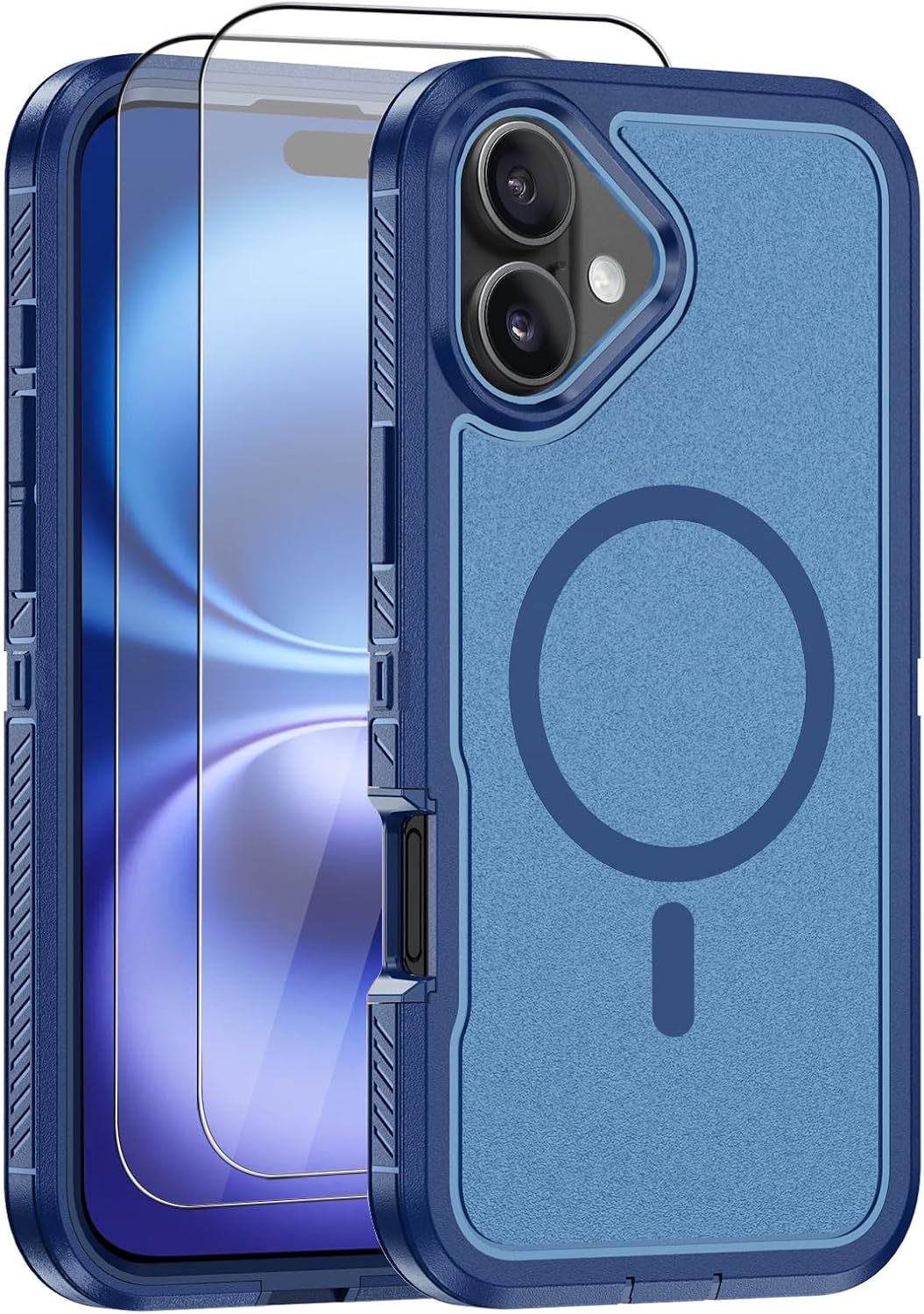 Aimoll-88 16 2X 16 2 for iPhone Case, [Compatible with MagSafe] with Screen Protector Heavy Duty Drop Protection, Full
