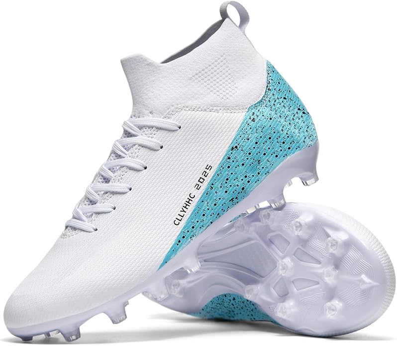 Mens Soccer Shoes Womens Indoor Outdoor Football Cleats Unisex Baseball Turf Shoe Youth Rugby Adult AG FG TF Football Boots Wide Training Sneaker