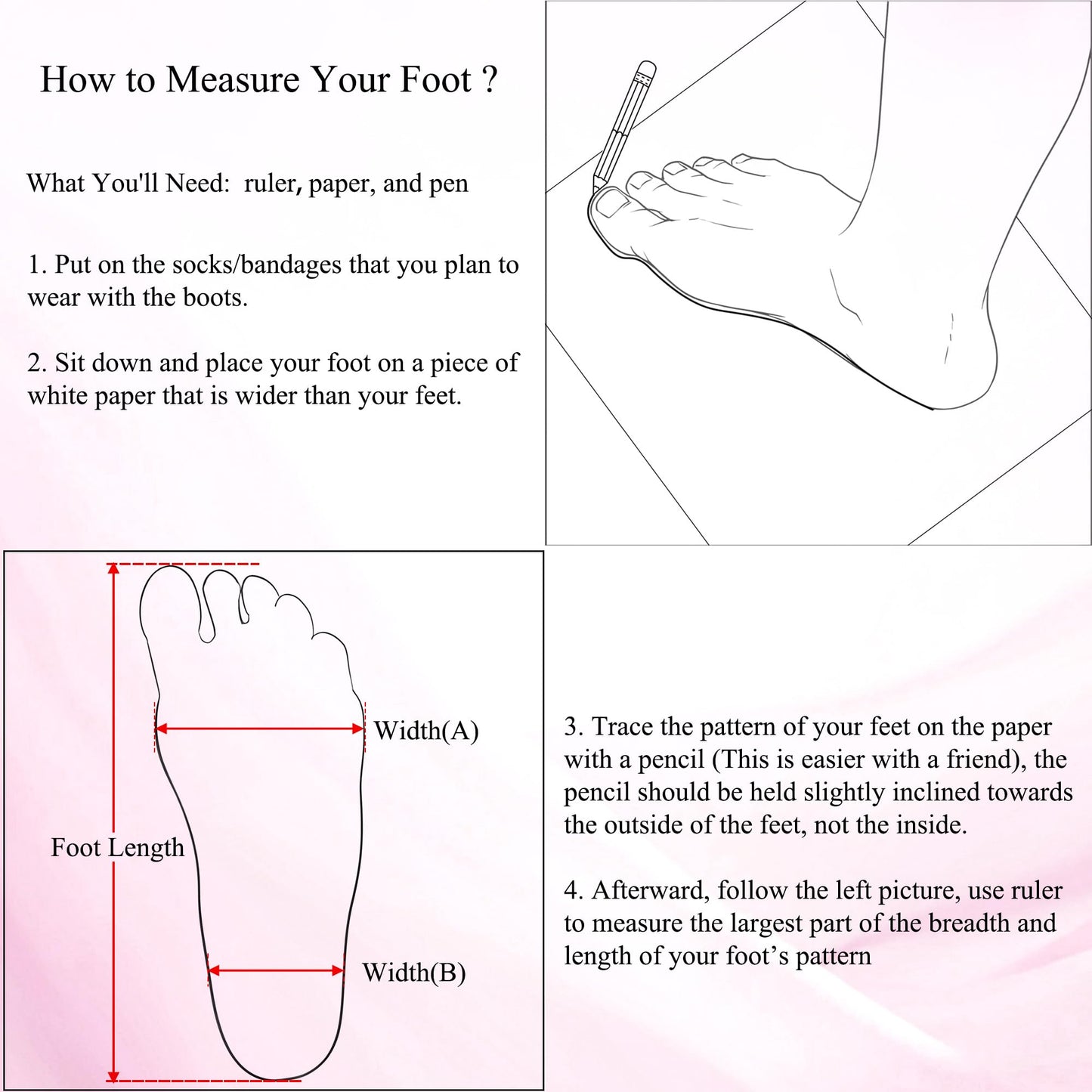 Jewlri Tall Walking Boot for Broken Foot, Air Cam Walker Boot for Foot Injury, Sprained Ankle, Fracture Recovery, Grey Shell with Light Pink Lining Women Medium
