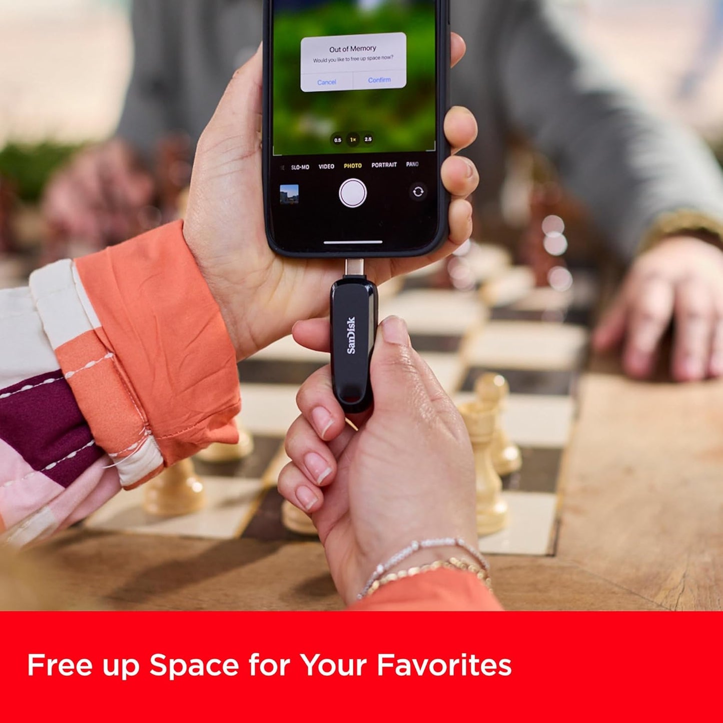 Sandisk 128GB 2-in-1 SDDDC6-128G-G46PO Phone Drive for Android - The USB for Smartphones, Tablets, and Computers