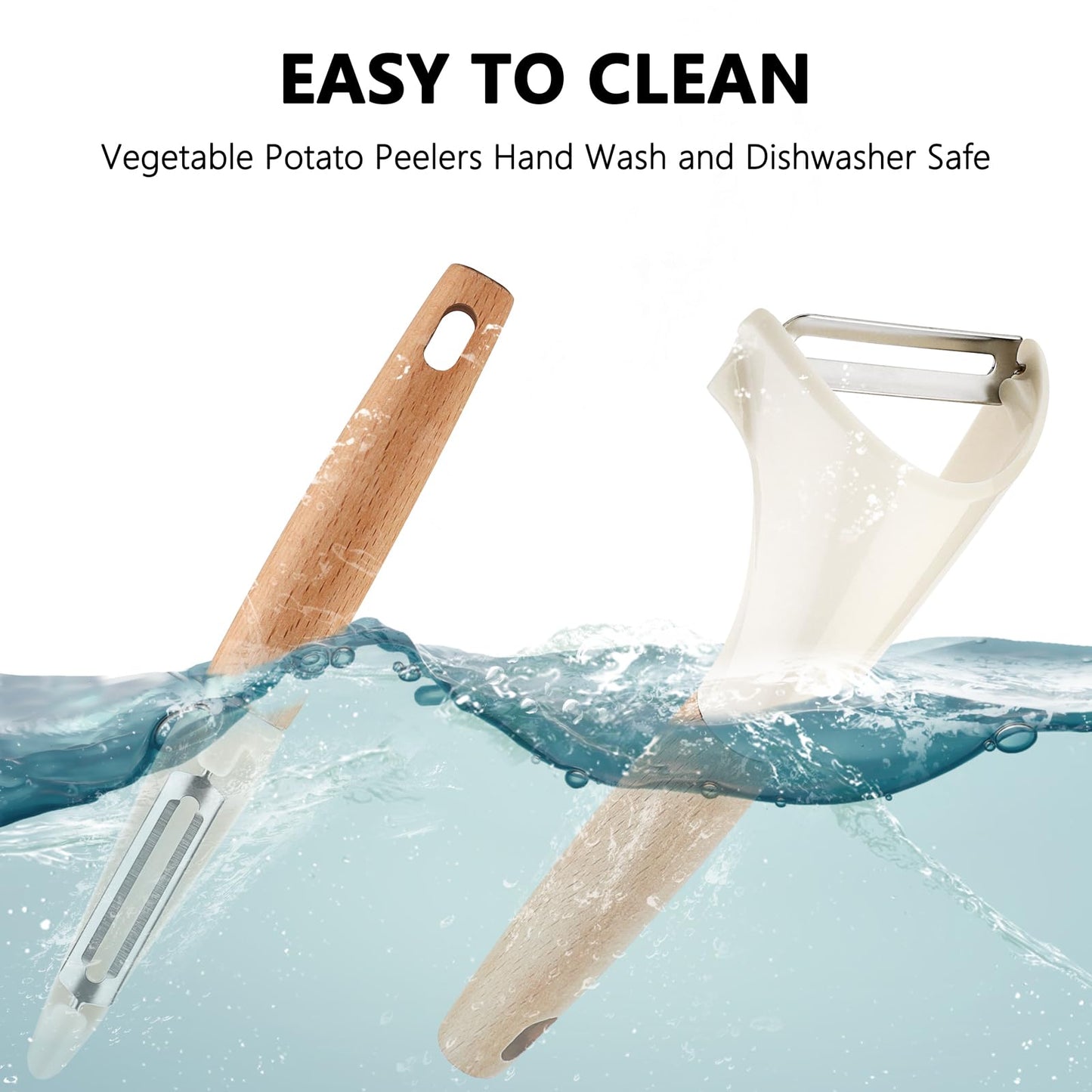 Potato Peelers Stainless Steel Swivel Peelers Y-Shaped and I-Shaped Peeler Set of 2,Vegetable Carrot Fruit Peelers for Kitchen