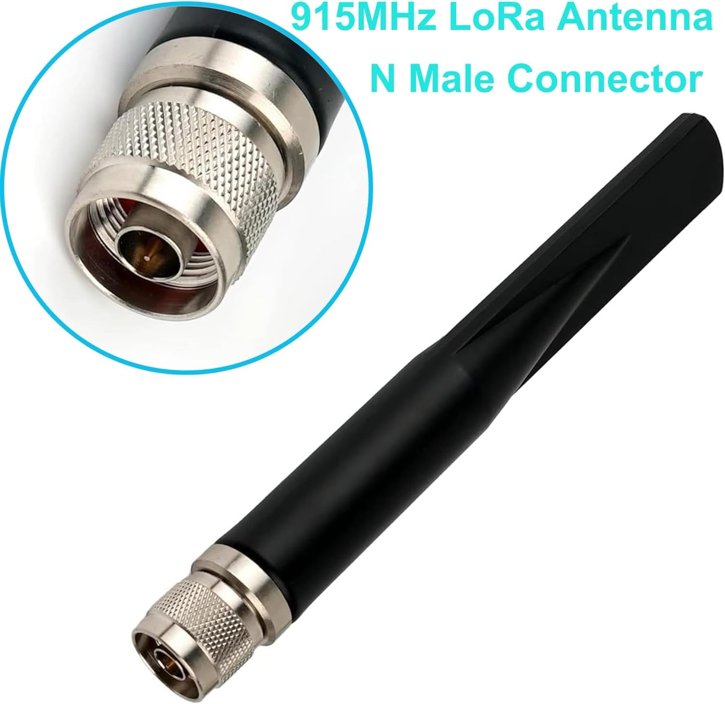 XWWXGG 915MHz 5dBi 915MHz (1pack) Lora Antenna Gain Omni with N Male Connector for Meshtastic Lora HaLow