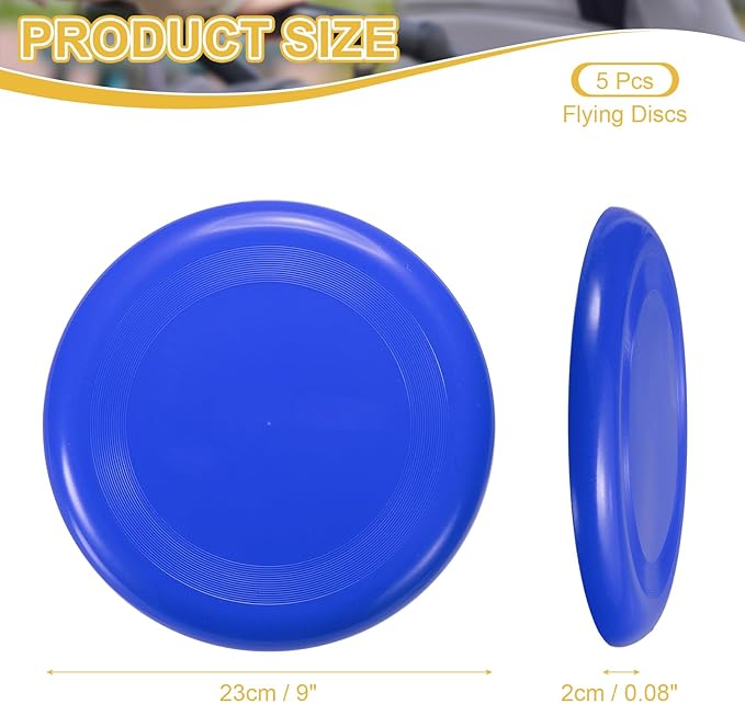 PATIKIL Flying Disc, Plastic Flying Disk Flyer for Outdoor Sports Training Playing Lawn Game