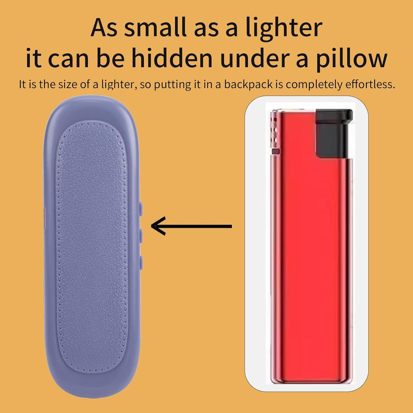 VBESTLIFE Pillow Speaker for Sleeping, Mini Bone Conduction Bluetooth Under Pillow Speaker, Sleep Timer, for Side