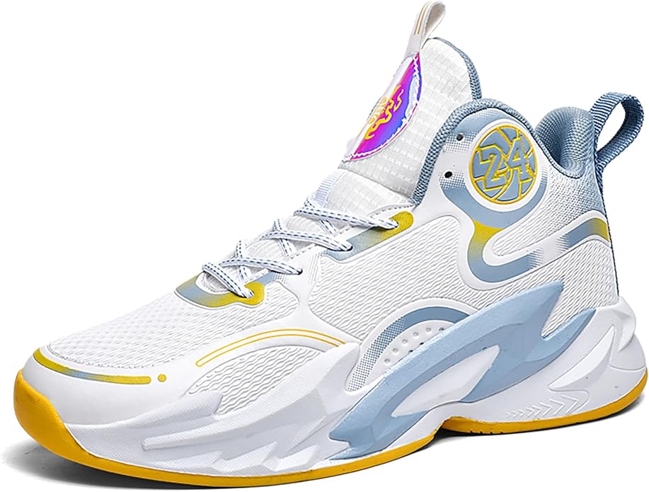 Boys Basketball Shoes Breathable Indoor Athletic Shoes Youth Outdoor Fashion Sneakers Comfortable Basketball Shoes for Girls