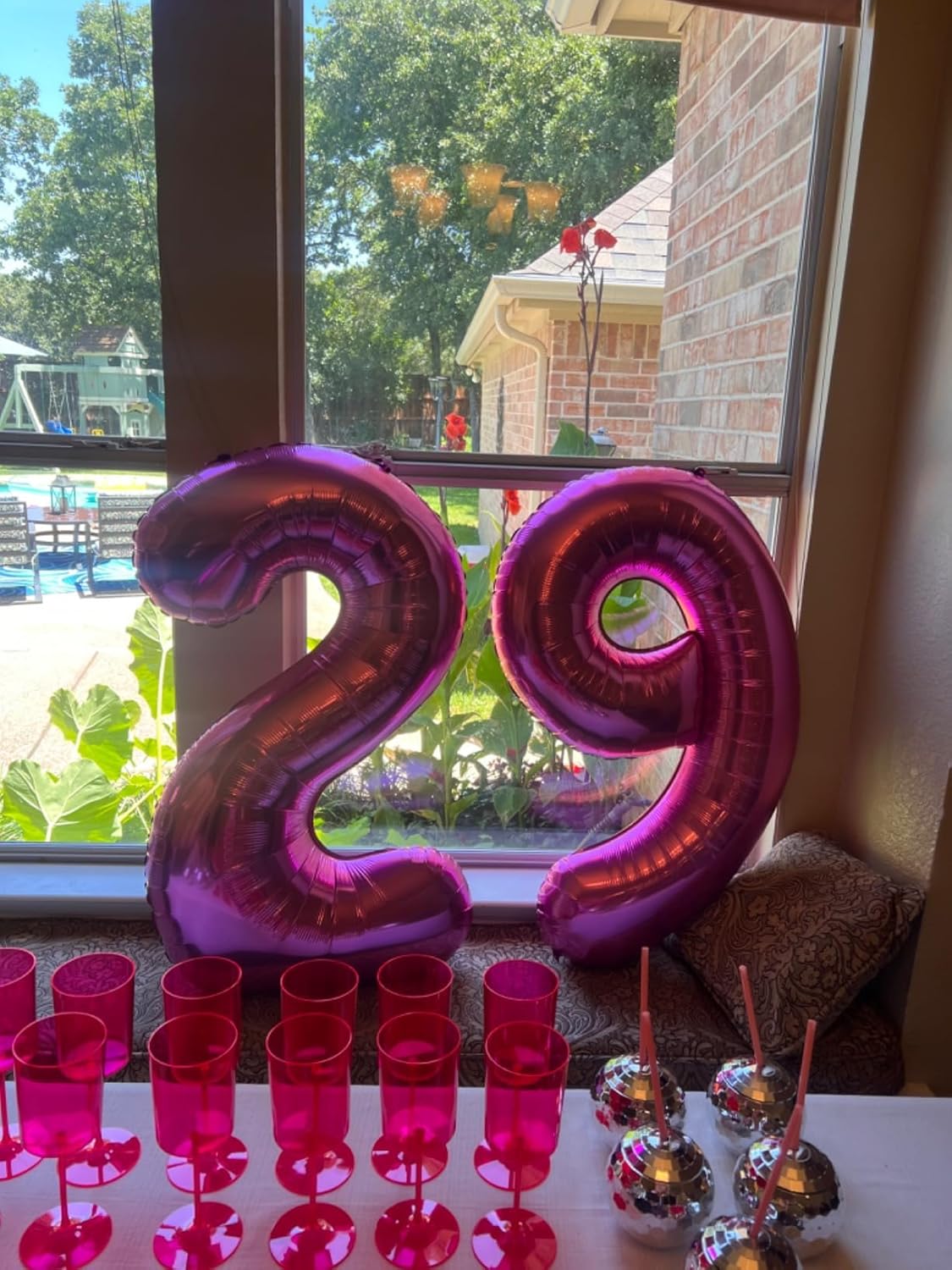 Rose Purple 40-Inch Number 9 Balloon by [Brand Name] - Perfect for Birthday Parties, Weddings & Graduations