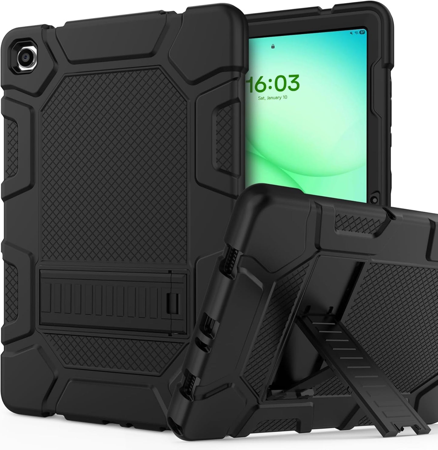 rantice A11+ A9+ 11", [3-Layer A9+ A11+ SM-X230 X235 X210 X216,Black Military-Grade Case for Samsung Galaxy Tab /