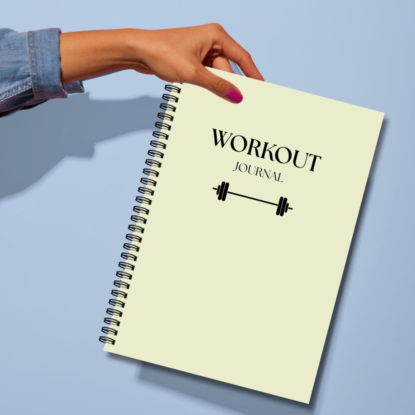 Workout Journal for Men & Women – Fitness Journal & Workout Logbook, Gym Fitness Planner with 52 Weeks of Tracking, Exercise Log Book for Weight Loss & Training – Hard-Cover Spiral Binding – Green