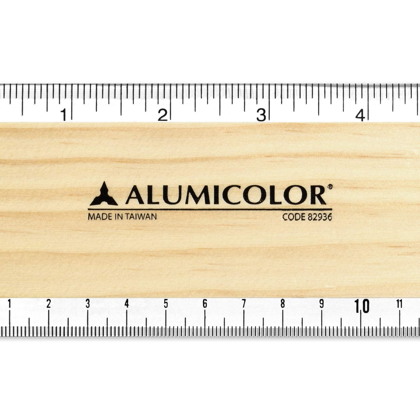 Alumicolor Acrylic Calibrated T-Square for Art, Framing & Drafting, Natural Wood Color, Pack of 10-36IN, (89936)
