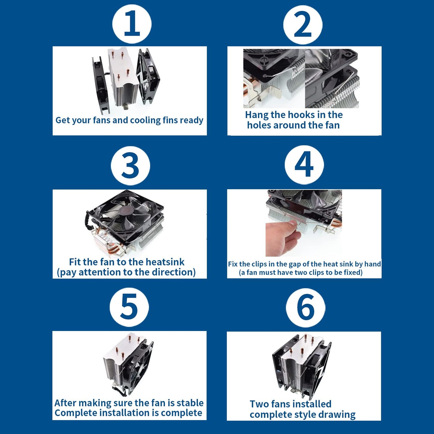 Surf turtle 4 12CM CPU Heatsink Fan Buckles pcs Wire Buckle Lower Hook Type Fixing Clip for Computer Cooling