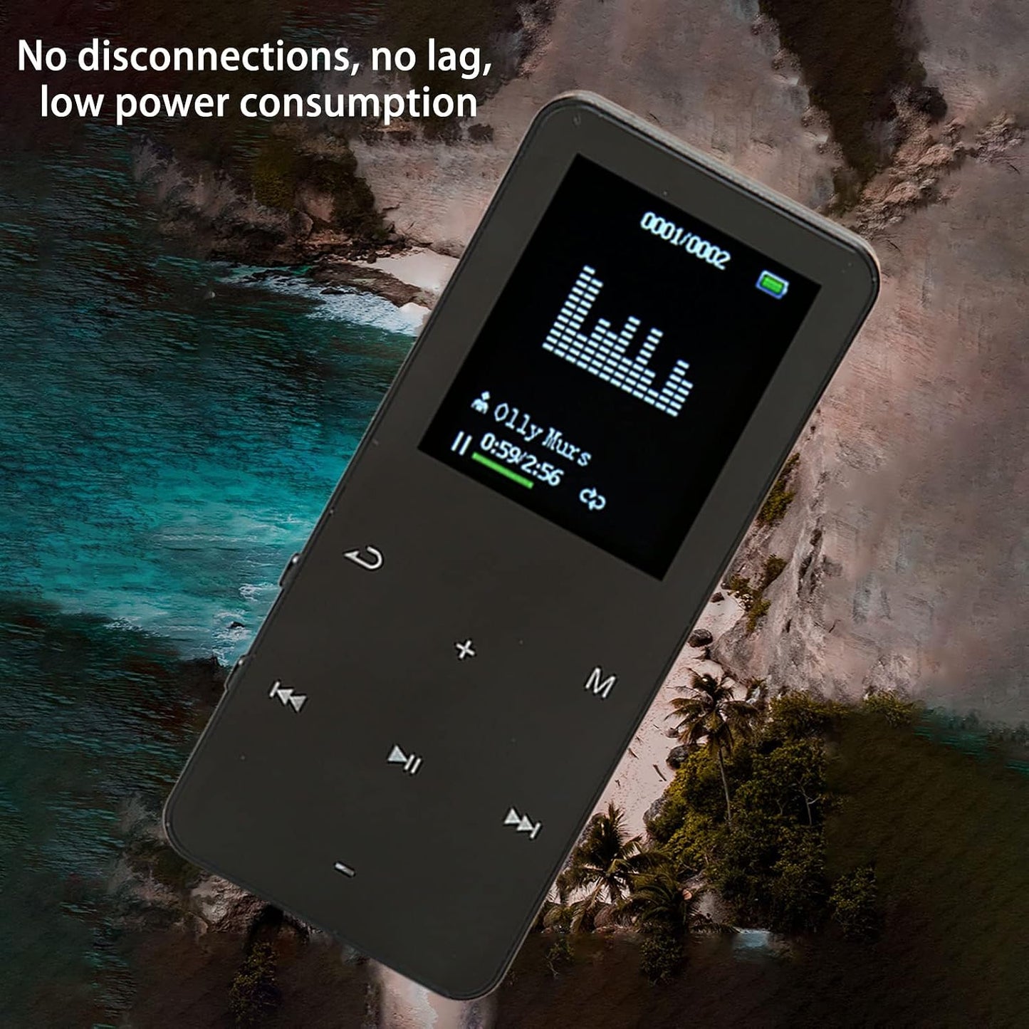 ASHATA 8GB MP3 4.2, 128GB, Players with Bluetooth Portable Music Player Support Voice Recorder, Ebook, Video Playback