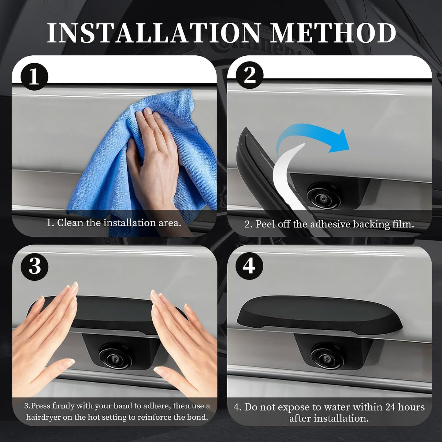 KIFIDAN Silicone Car Backup Camera Rain Shield,Soft Wider Backup Camera Rain Cover for Providing Clear Reversing