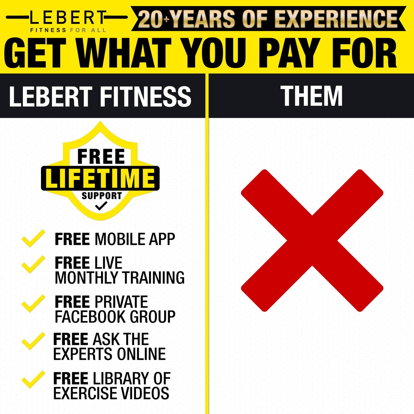 Lebert Fitness Dip Bar Stand - Original EQualizer Total Body Strengthener Pull Up Bar Home Gym Exercise Equipment Dipping Station - Hip Resistance Band, Workout Guide and Online Group - Yellow