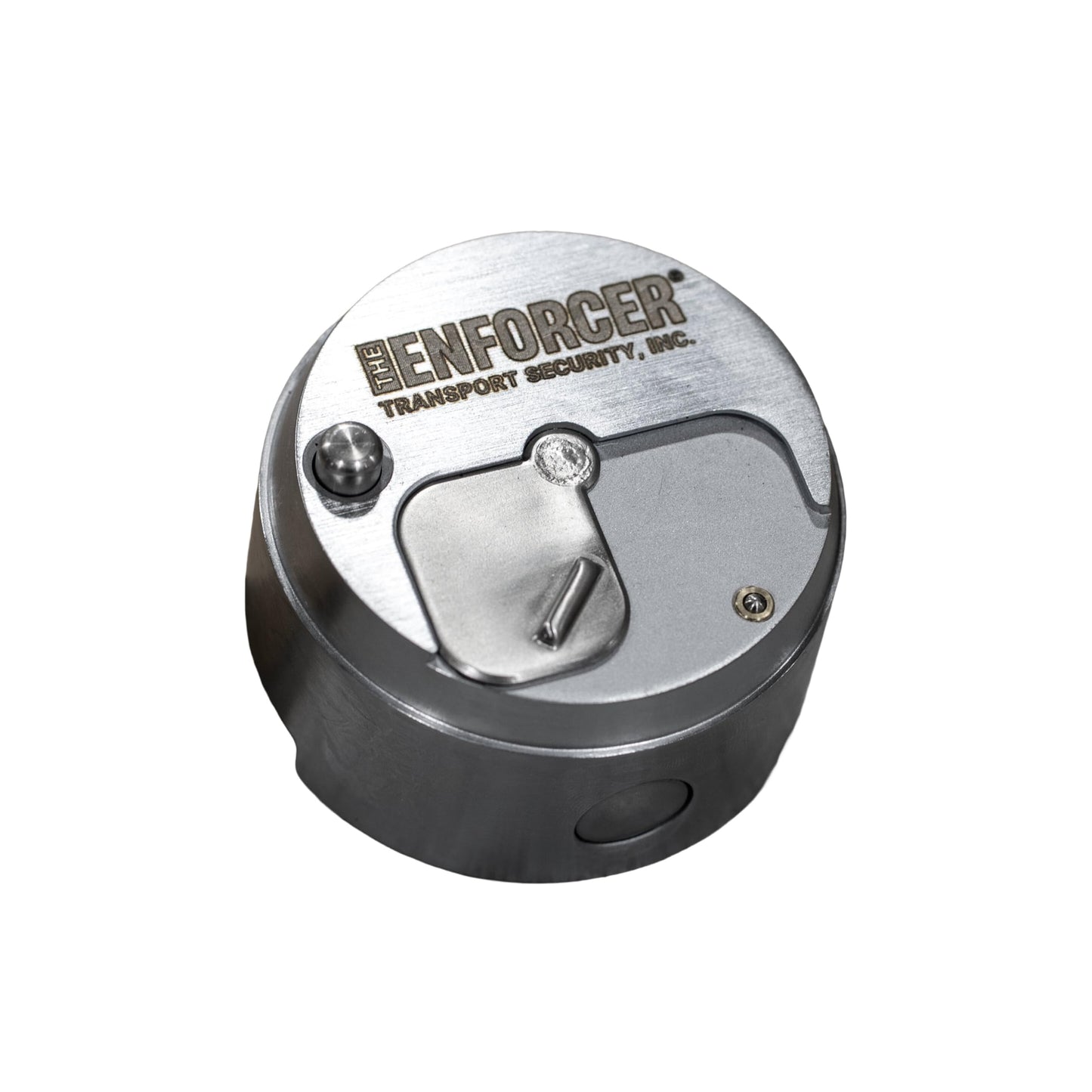 ENFORCER ABLOY SR400 Combination Puck Lock - Keyless Hidden Shackle Padlock, Resettable 4-Dial, Hardened Steel Body, 2-7/8 Inch - Heavy Duty for Shipping Containers, Trailers, Storage & Job Site Boxes