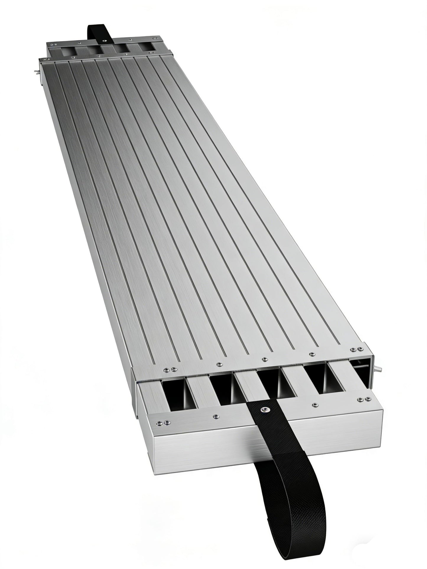 Garvee 9-15ft Aluminum Work Plank, Telescoping Plank, 440LBS Capacity, Adjustable Aluminum Plank, Equipped with Skid-Proof Platform Scaffold Ladder Accessory
