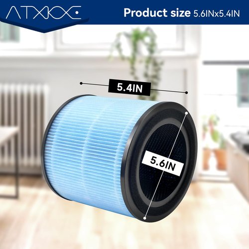 AP0601 Replacement Filter Compatible with AIRTOK AP0601 air Purifier, 4-in-1 True Air Purifier Filter, High efficiency activated carbon Filter, 4PACK