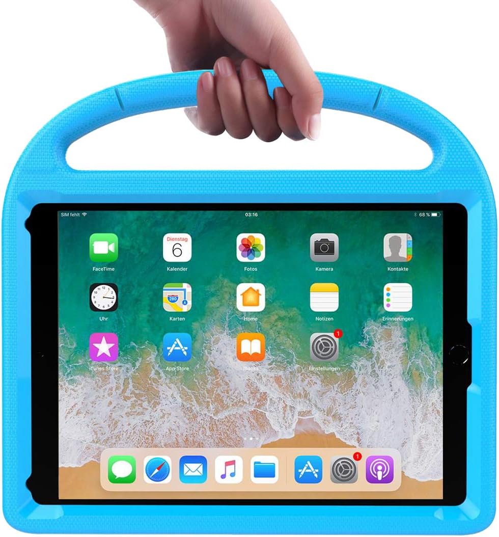 Suplik 5th/6th (9.7-inch, 2017/2018), 2 9.7 Kids Case for iPad Generation iPad Air Case with Screen Protector, iPad Pro