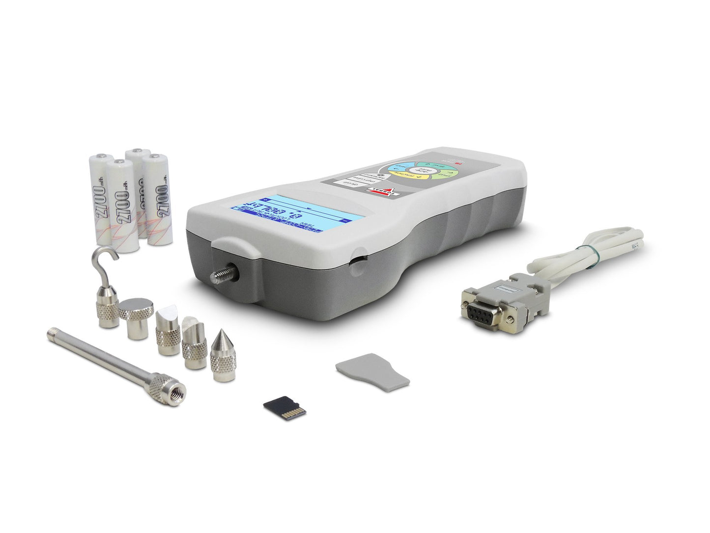 TORBAL FB5 Digital Force Gauge, 1lbf x 0.0002lbf, Tension and Compression, Built-in microSD, USB, RS232, Peak and Multi Peak Detection