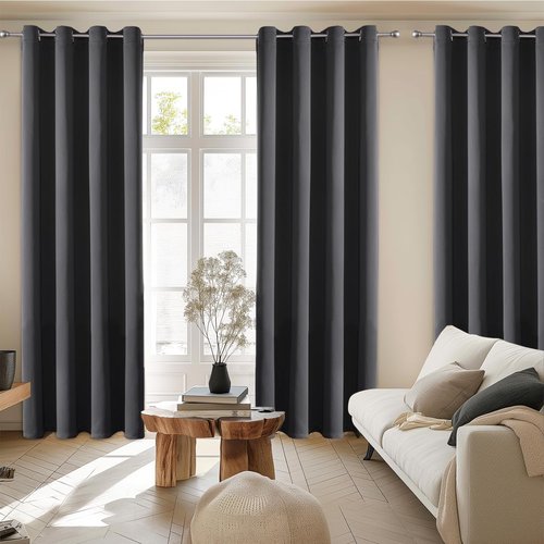 ChrisDowa Blackout Curtain - Custom Thermal Insulated Room Darkening Panel for Bedroom & Living Room
