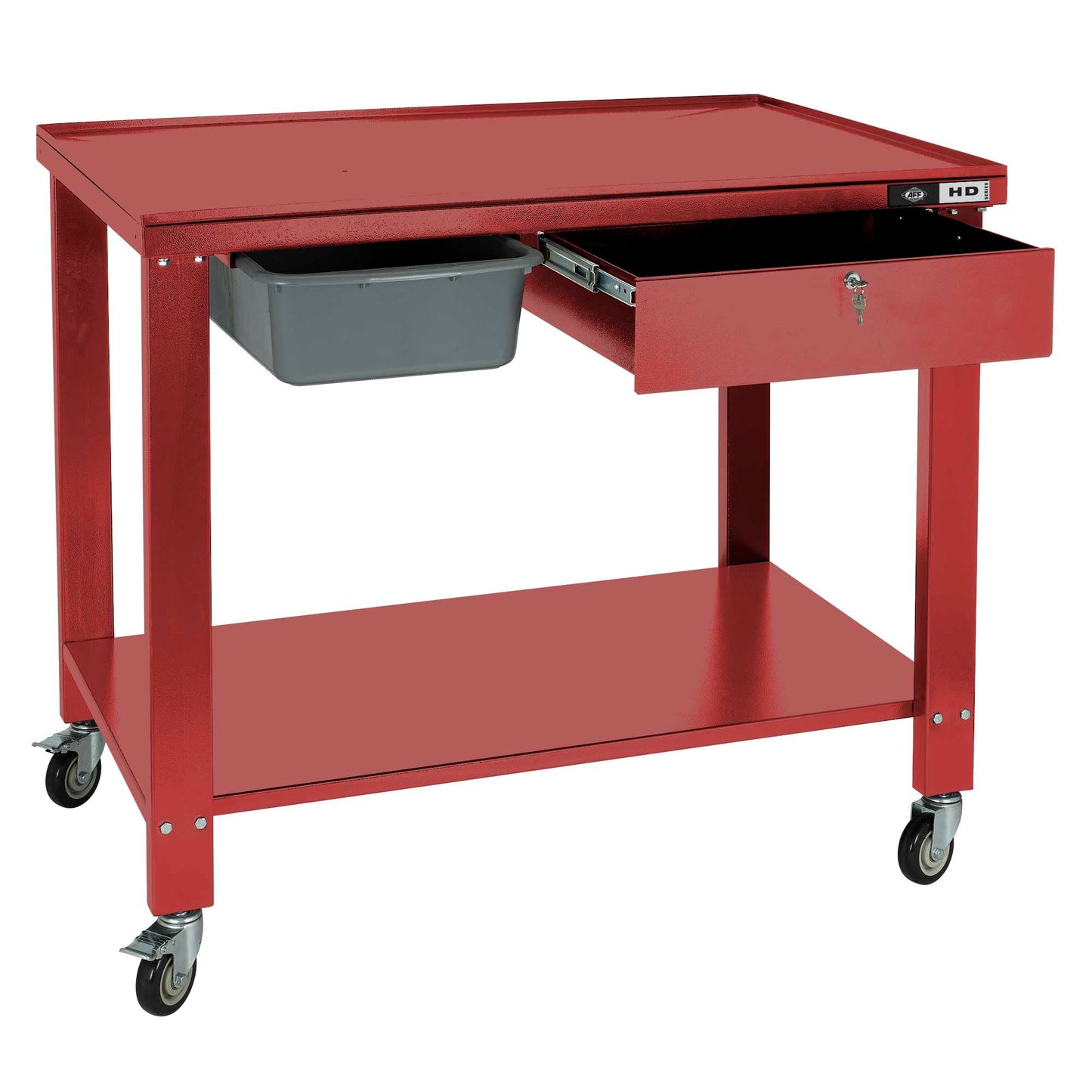 AFF Tear-Down Work Table - Portable Heavy Duty Workbench with Fluid Drainage System - 1,100 lb Capacity - 48" x 31.5"