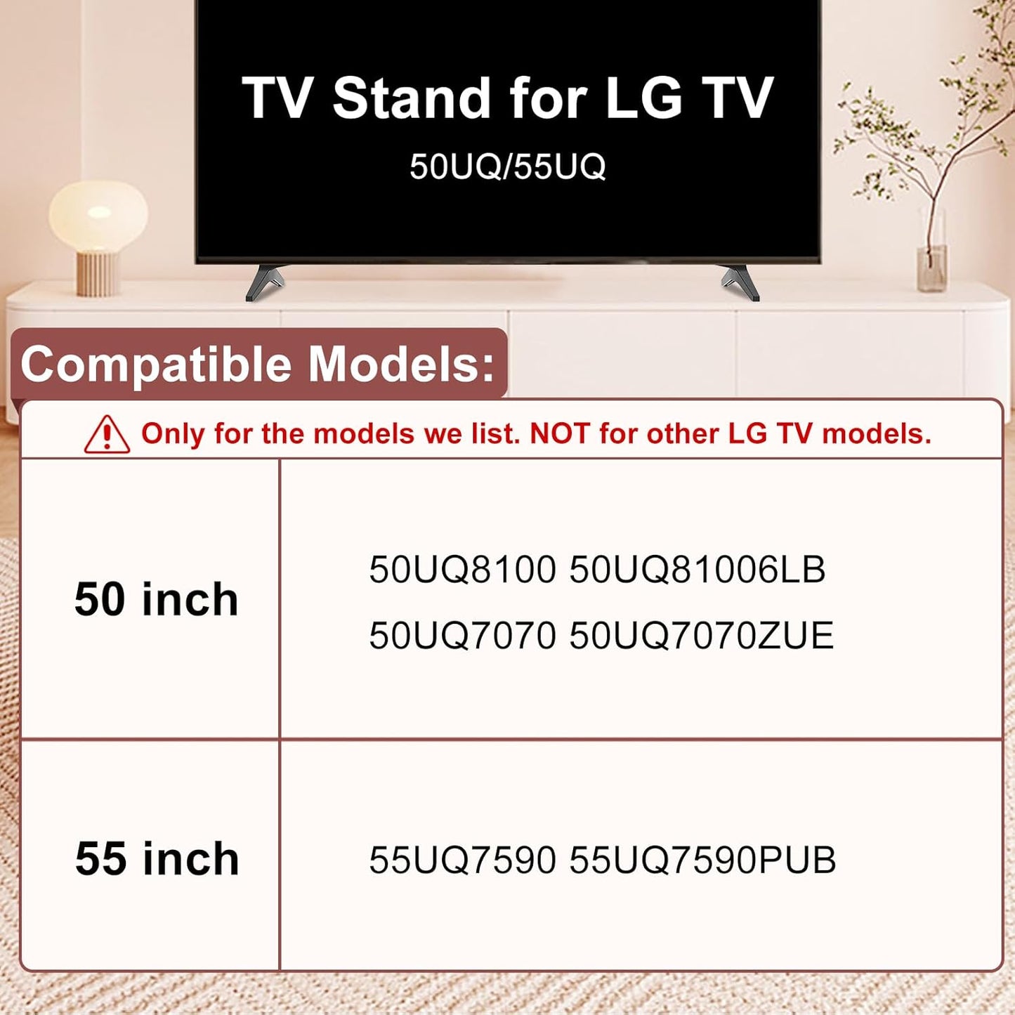 Maozhren 50 55 Inch 50UQ/55UQ 50UQ8100 50UQ81006LB 50UQ7070 50UQ7070ZUE 55UQ7590 55UQ7590PUB MAM643660 Series TV Stand