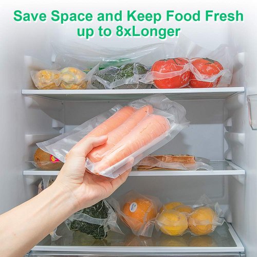 ATSAMFR 200 Count Gallon11x16Inch Vacuum Sealer Food Bags with BPA Free,Heavy Duty,Great for Vac Storage or Sous Vide Cooking