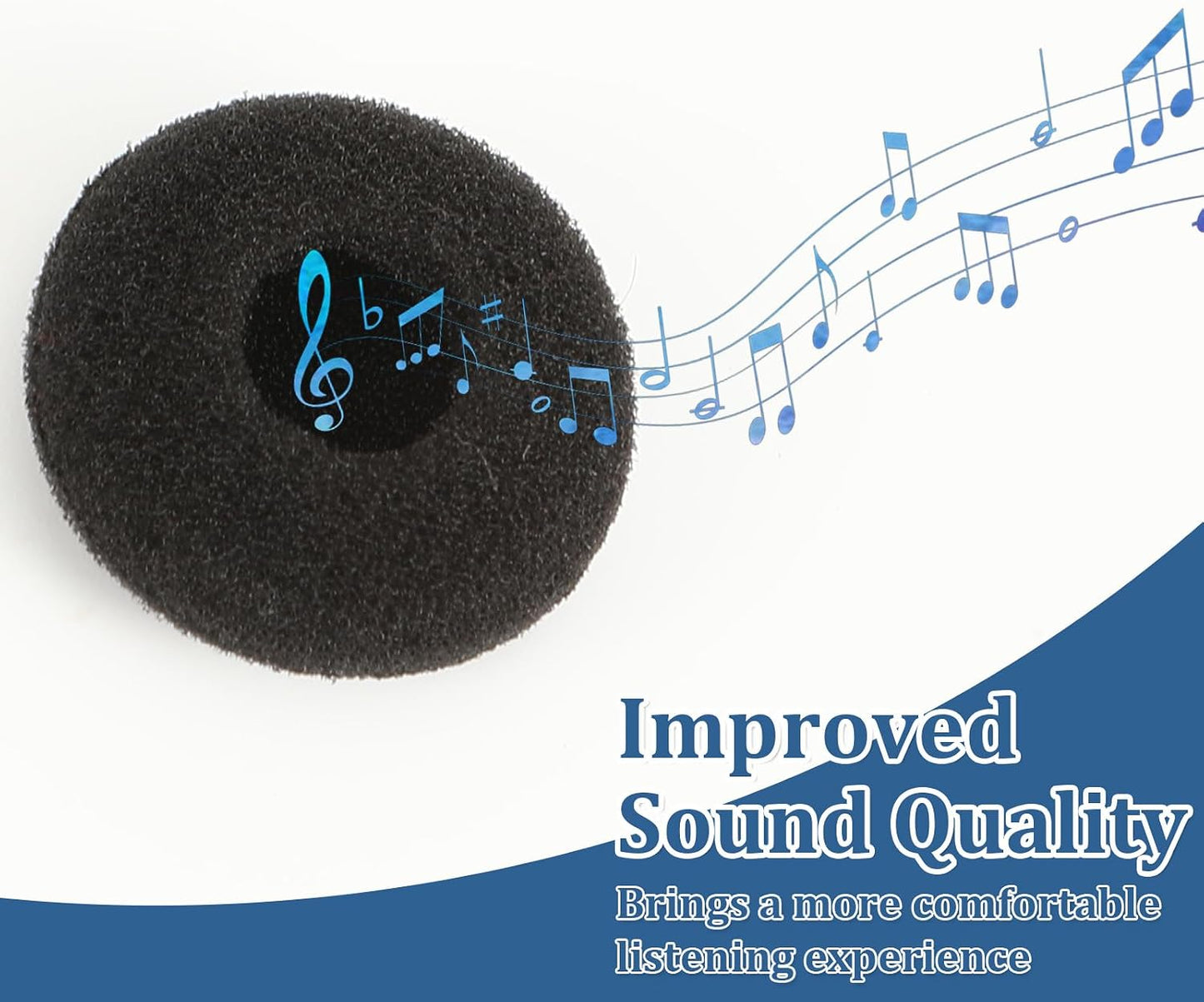 Trinkrittey 50 18mm MP3 MP4 13-18mm Pcs Earbud Sponge Cover Protector Soft Foam Earbud Tips Cushions for NAD Earpiece