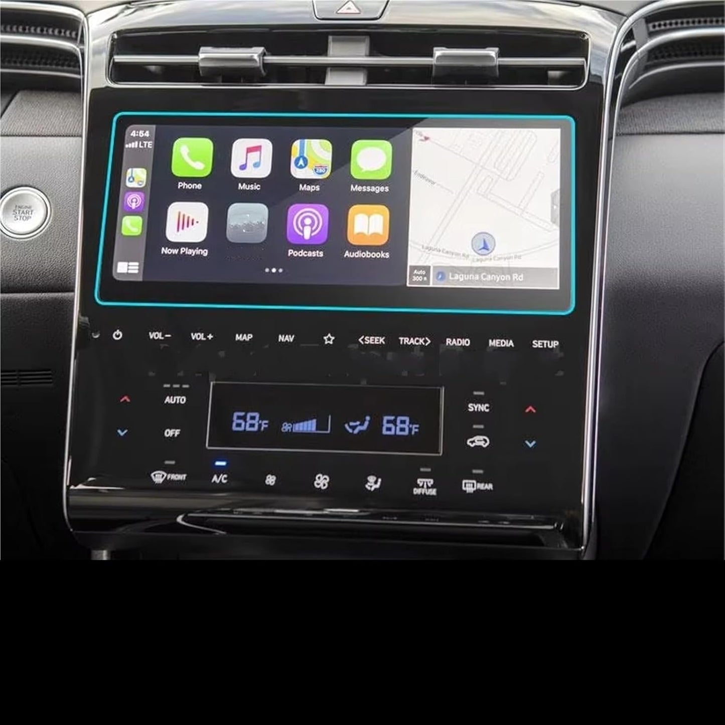 WIJMCTHC NX4 2021 2022 Infotainment(10.25 inch) Car modification Compatible With Hyundai For Tucson Tempered Glass LCD