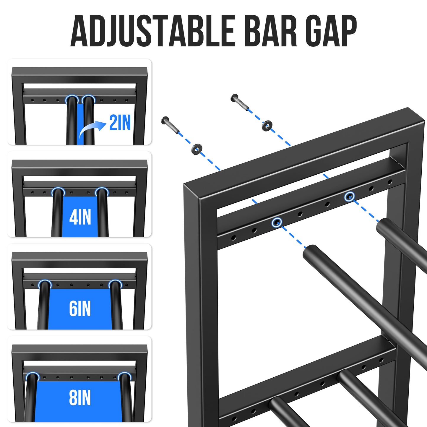 4 Tier Dumbbell Rack, Weight Rack for Home Gym, 1100 lb Capacity