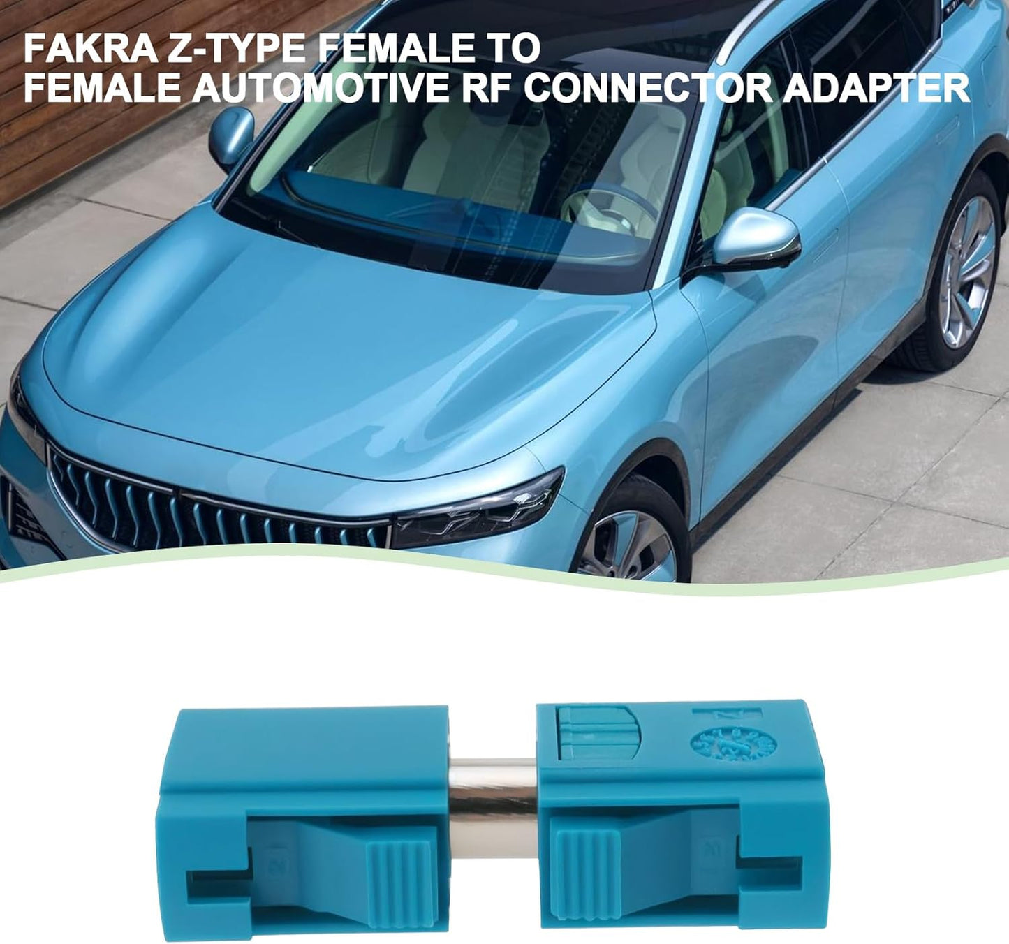 eMagTech 2pcs Fakra Z Adapter Female to Female Connector for Automotive Telematics GPS Radio Systems Antenna