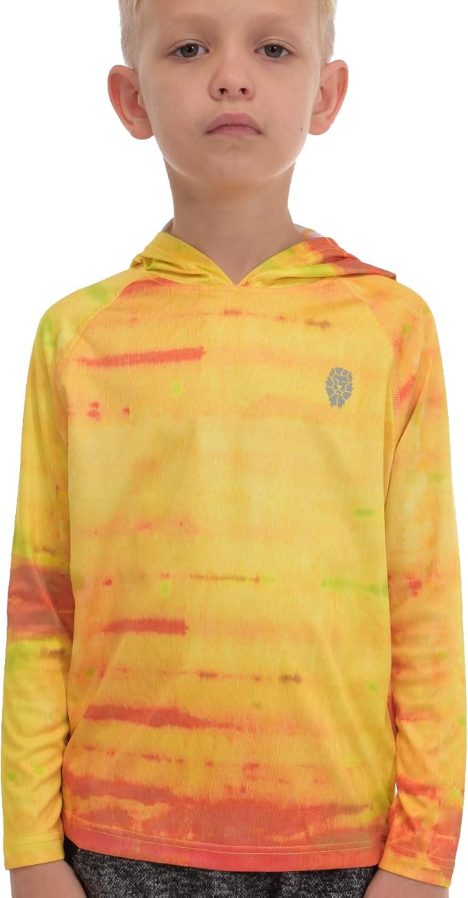 Hoodies for Boys Outdoor Recreation Shirts - Youth Athletic Tops Sun Protection UPF 50+