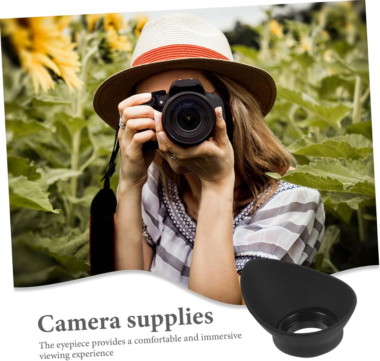 F5 F6 D4 22mm DOITOOL Camera Eye Mask Viewfinder Eyecup Replacement for Comfortable Viewing Experience Rubber Material