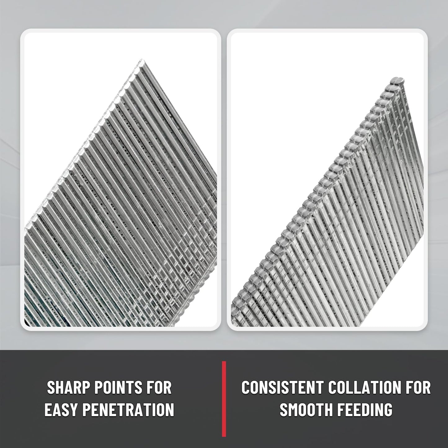 16 Gauge Angled Finish Nails 1-1/4 Inch (32mm) 20-Degree Stainless Steel Finishing Nails for Nail Guns - No Rust, Ideal for Trim Work and Furniture Assembly (4 Boxes, 8,000 PCS)
