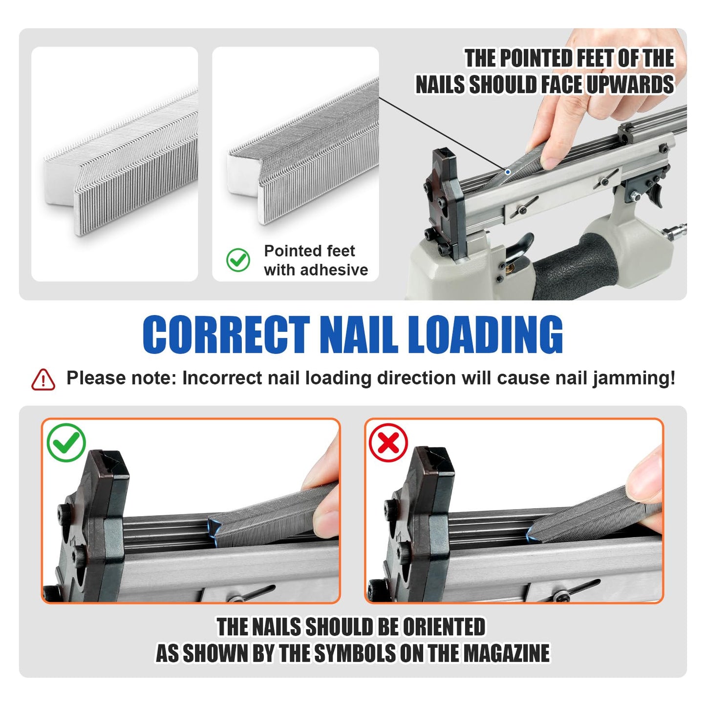 Woodpecker V1015 Pneumatic Picture Frame V Nailer Kit with 3/8'' V Nails × 4,000PCS