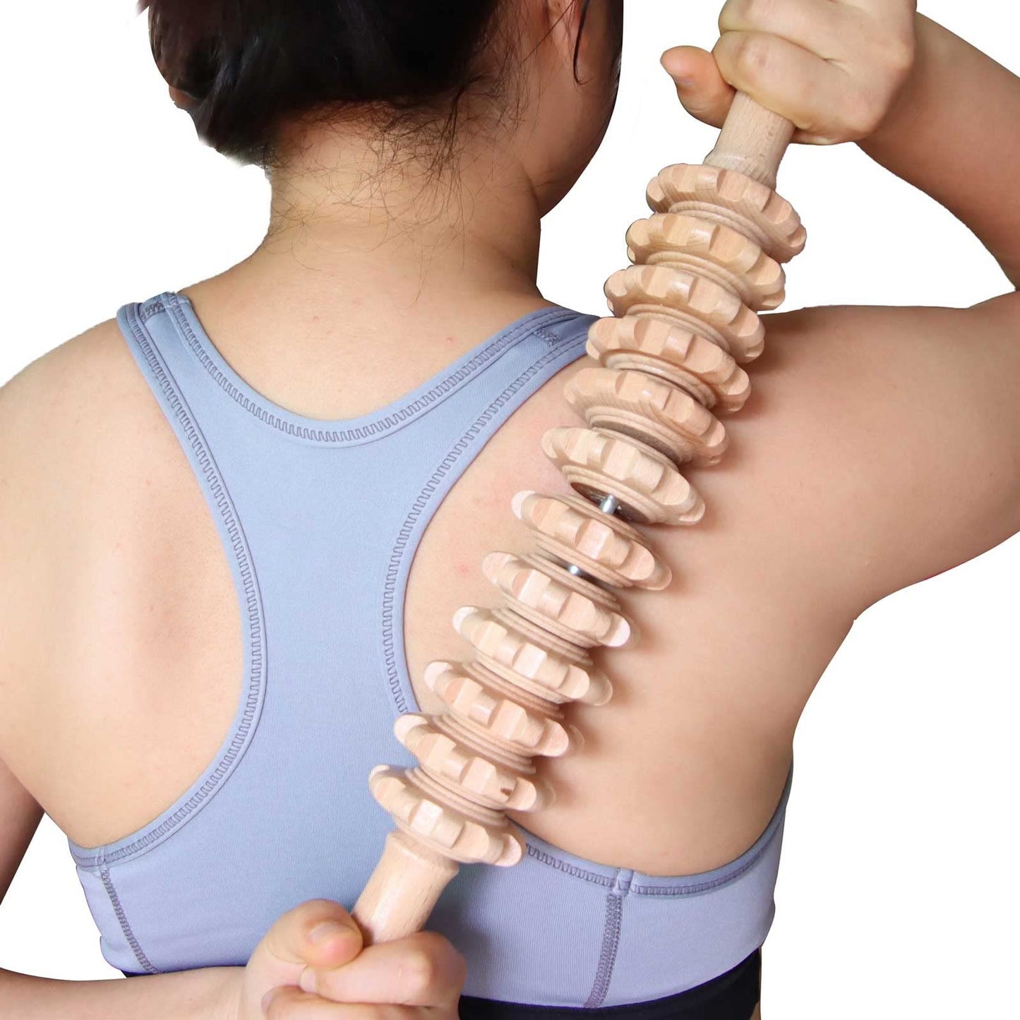 Gihunk Wood Therapy Massage Tools, 16 inch Professional Wooden Massage Roller Stick & Wood Therapy Tools for Body Shaping, Body Sculpting Tools, Ease Deep Tissue